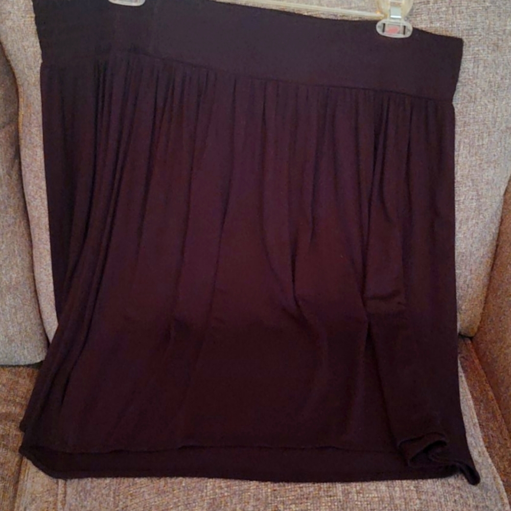 LB black  knit skater skirt 18/20